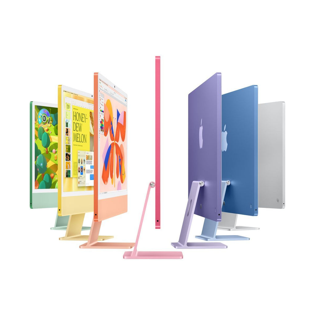 Apple iMac 24"Retina Display 4,5K, Chip M4 con CPU 10core, GPU 10core, 24GB, 512GB SSD, Blu [MD2T4T/A]