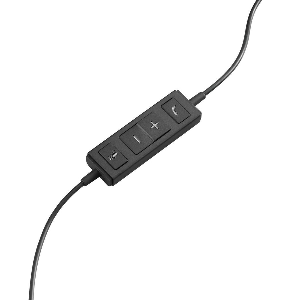 Logitech 981-000571 cuffia e auricolare Cablato A Padiglione Ufficio USB tipo A Nero [981-000571]