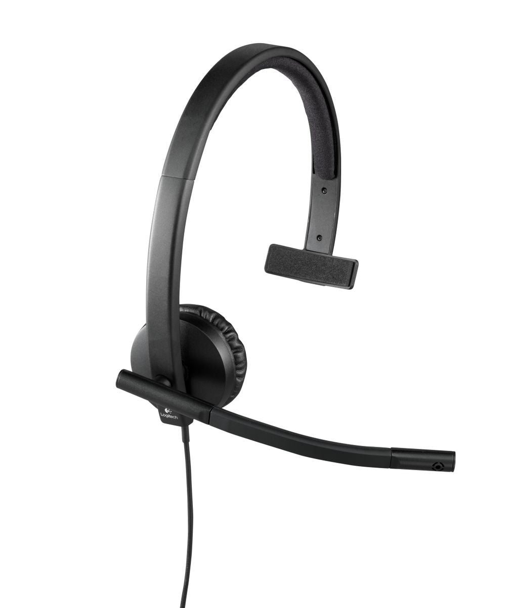 Logitech 981-000571 cuffia e auricolare Cablato A Padiglione Ufficio USB tipo A Nero [981-000571]