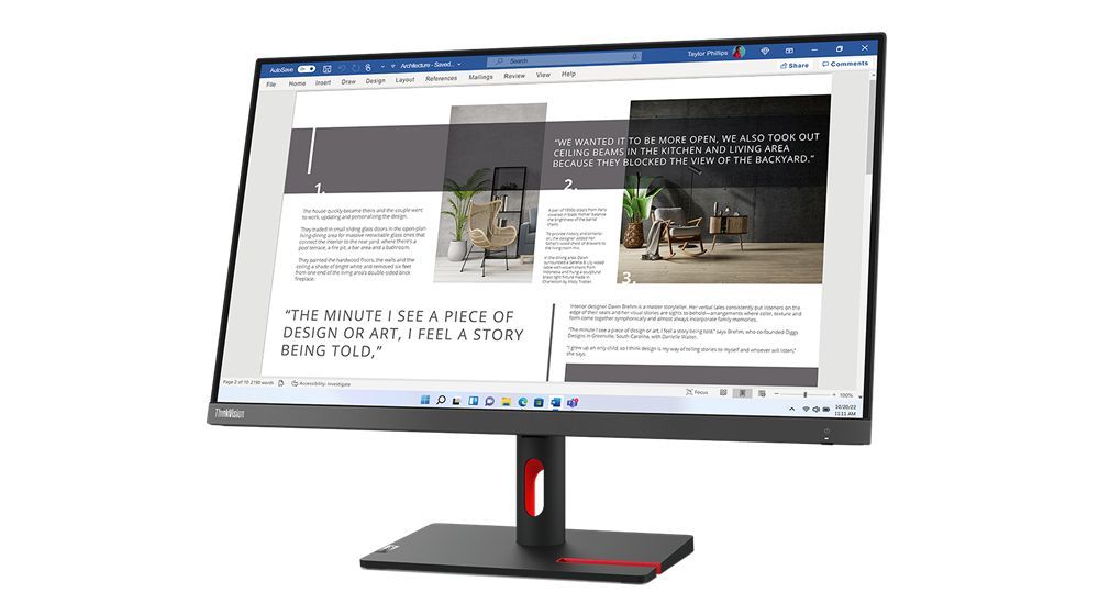 Lenovo ThinkVision S27i-30 LED display 68,6 cm (27") 1920 x 1080 Pixel Full HD Grigio [63DFKAT4EU]