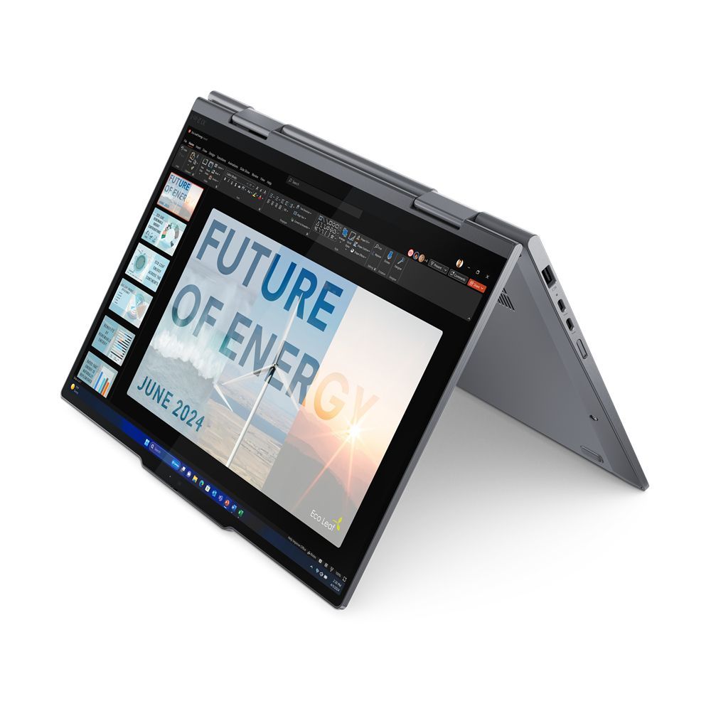 Lenovo ThinkPad X1 2-in-1 Gen 9 Intel Core Ultra 7 155U Ibrido (2 in 1) 35,6 cm (14") Touch screen WUXGA 16 GB LPDDR5x-SDRAM 512 GB SSD Wi-Fi 6E (802.11ax) Windows 11 Pro Grigio [21KE0038IX]