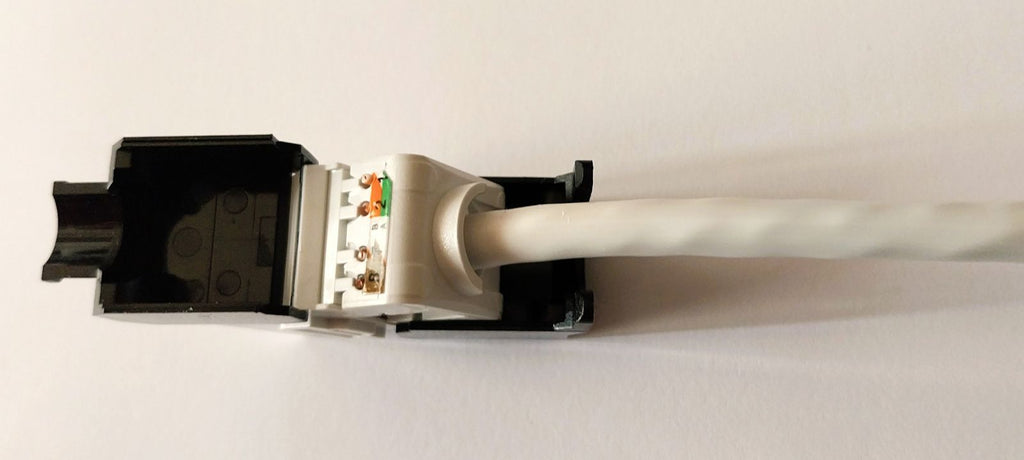 Presa Keystone RJ45 Cat.6 UTP Nero Tooless [NL-5602409]