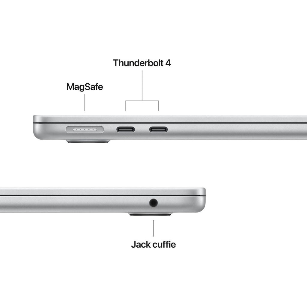 Apple MacBook Air 13'' M4 chip 10-core CPU 8-core GPU, 16GB, 256GB SSD - Argento [MW0W3T/A]