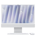 Apple iMac 24"Retina Display 4,5K, Chip M4 con CPU 10core, GPU 10core, 16GB, 256GB SSD, Argento [MWUU3T/A]