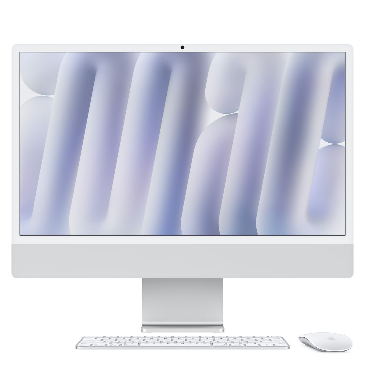 Apple iMac 24"Retina Display 4,5K, Chip M4 con CPU 10core, GPU 10core, 16GB, 256GB SSD, Argento [MWUU3T/A]