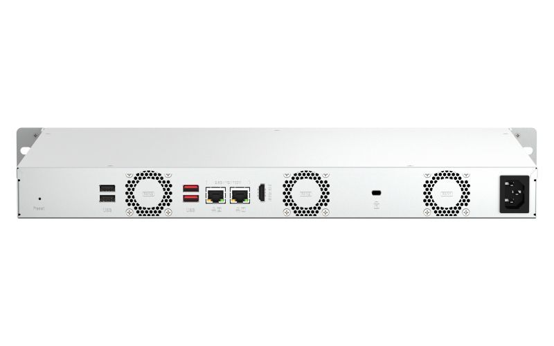 QNAP TS-464U NAS Rack (1U) Intel Celeron N5095 8 GB DDR4 QNAP Turbo System Nero [TS-464U-8G]