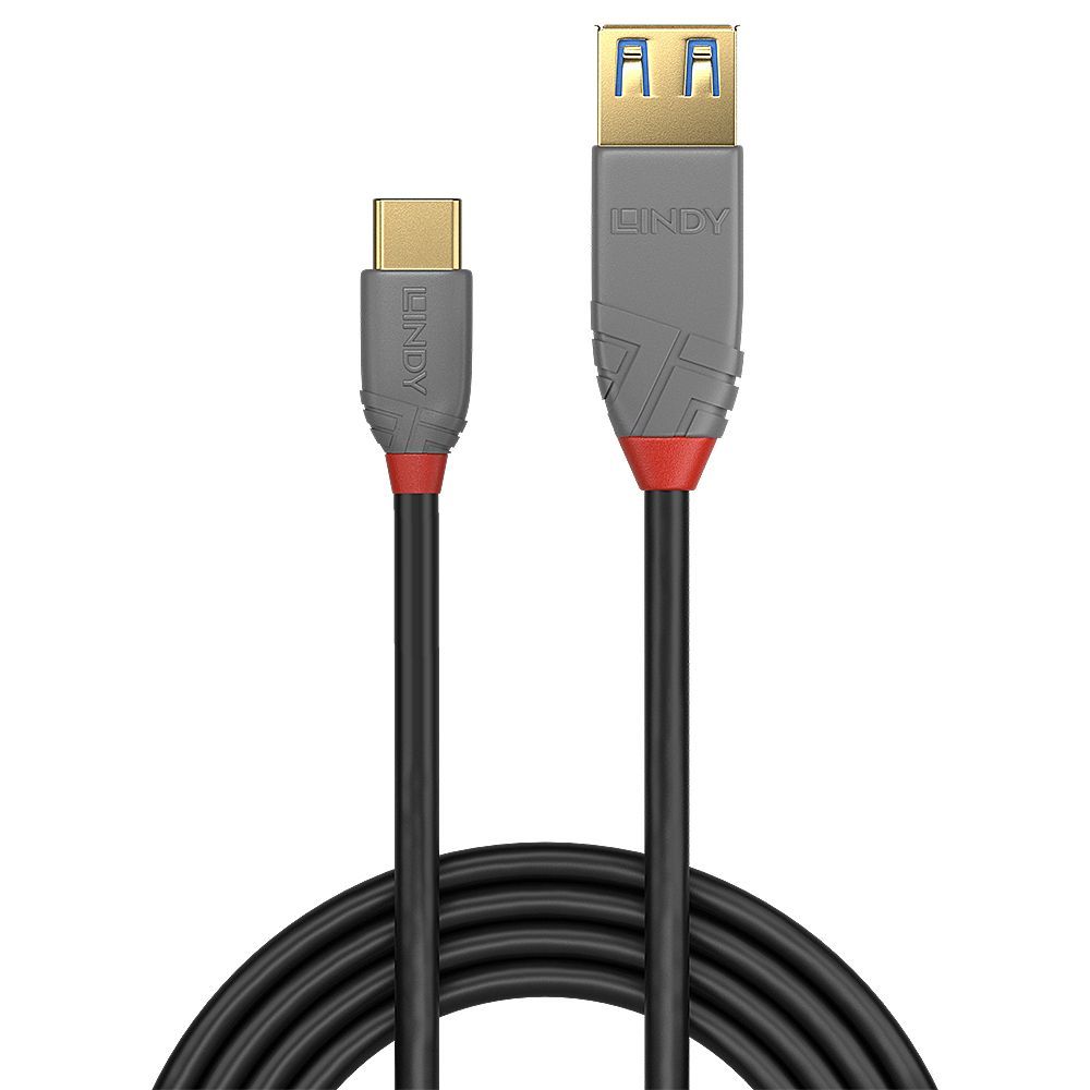 Lindy 36895 cavo USB 0,15 m USB 3.2 Gen 2 (3.1 Gen 2) USB C USB A Nero [LINDY36895]