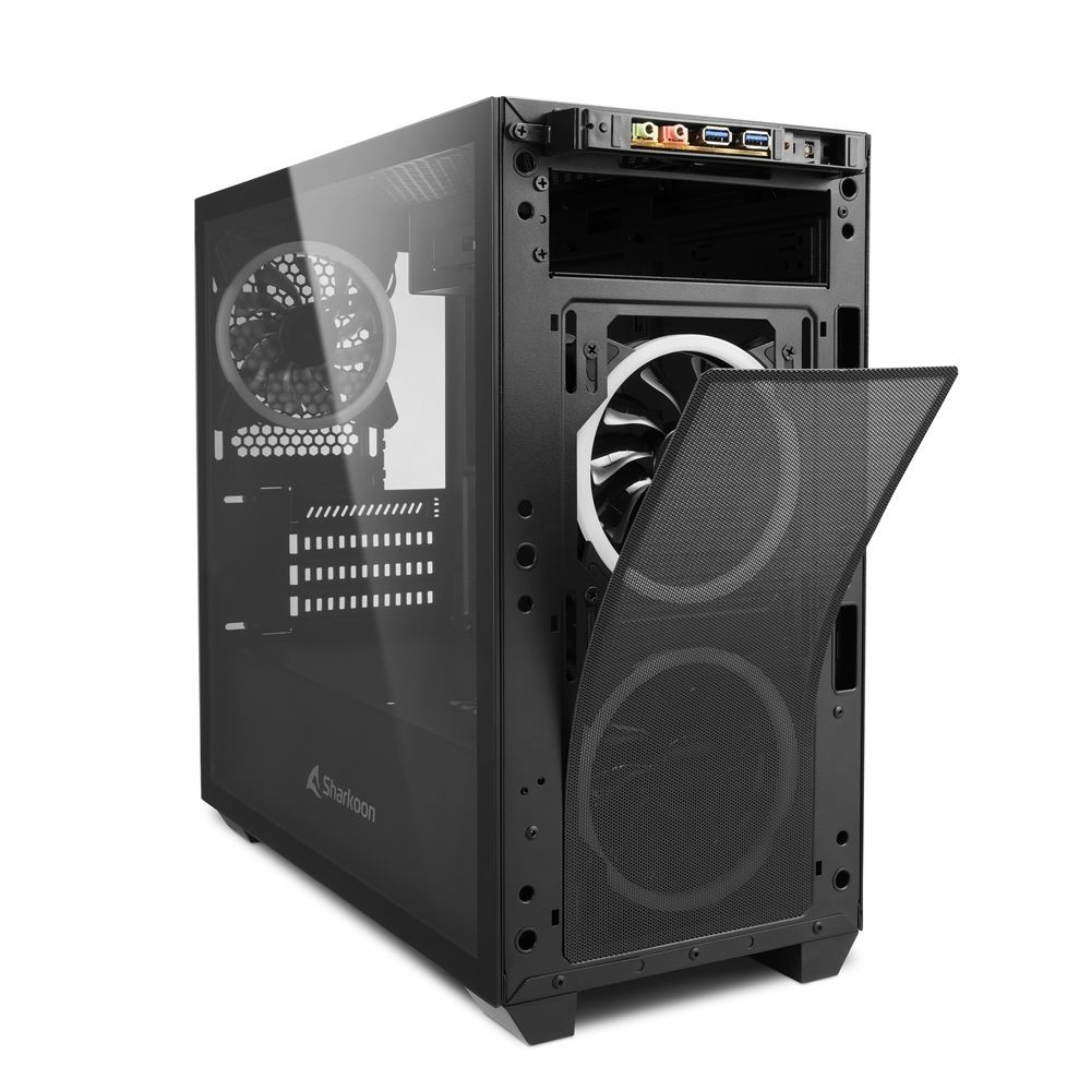 Sharkoon V1000 RGB Micro Tower Nero [V1000RGB]