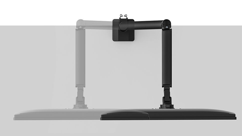 Neomounts DS70-250BL1 Braccio per monitor 17-35" - molla a gas - Topfix - 180-stop [DS70-250BL1]