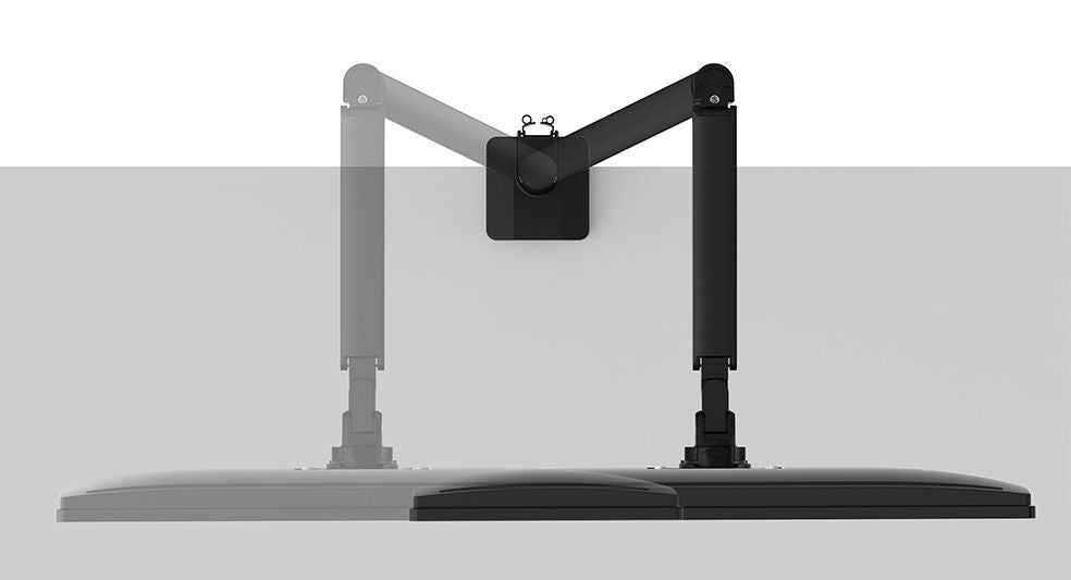 Neomounts DS70-250BL1 Braccio per monitor 17-35" - molla a gas - Topfix - 180-stop [DS70-250BL1]