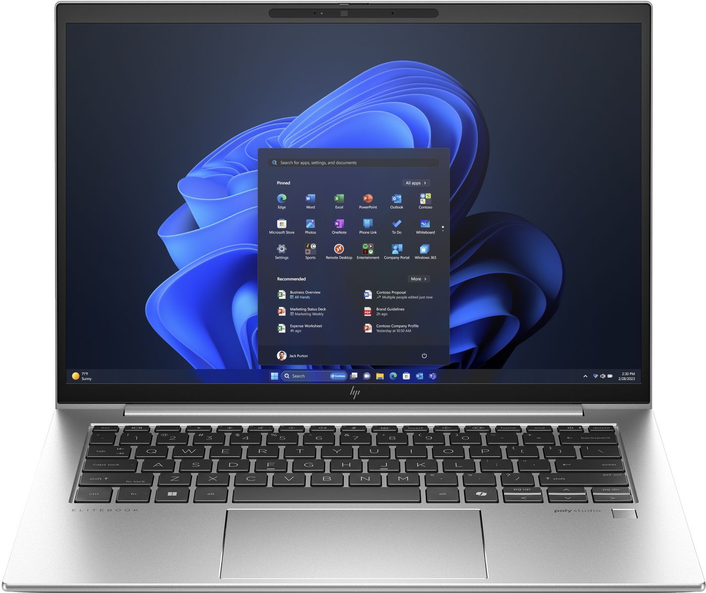 HP EliteBook 840 G11 Intel Core Ultra 5 125U Computer portatile 35,6 cm (14") WUXGA 16 GB DDR5-SDRAM 512 GB SSD Wi-Fi 6E (802.11ax) Windows 11 Pro Argento [970W0ET#ABZ]