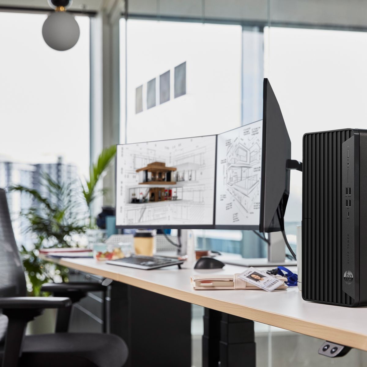 HP Elite Tower 800 G9 Intel Core i7 i7-14700 32 GB DDR5-SDRAM 1 TB SSD Windows 11 Pro PC Nero [99A40ET#ABZ]