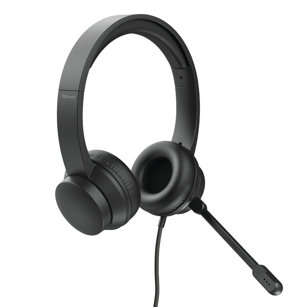 Trust Rydo Auricolare Cablato A Padiglione Musica e Chiamate USB tipo A Nero [24133]