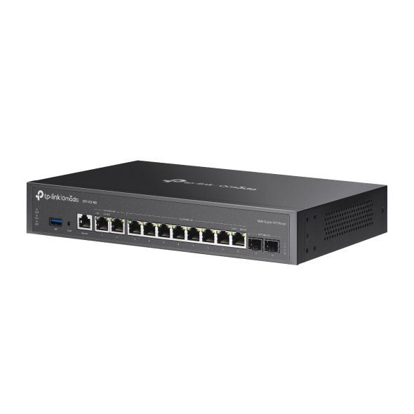TP-Link Omada ER7412-M2 router cablato 2.5 Gigabit Ethernet, Gigabit Ethernet Nero [ER7412-M2]