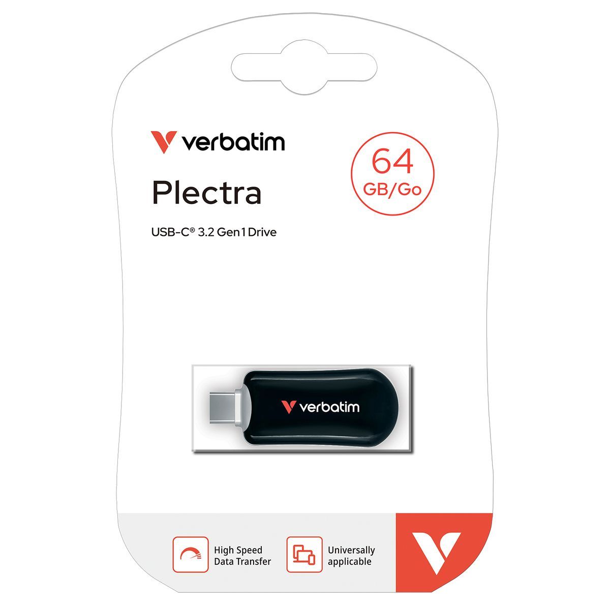 Verbatim 30224 unità flash USB 64 GB USB tipo-C 3.2 Gen 1 (3.1 Gen 1) Nero [30224]