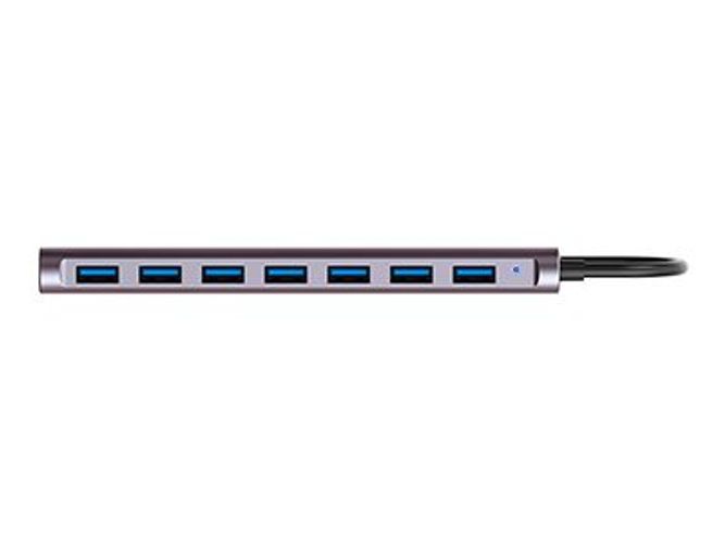 Hamlet XHUB-07A3 hub di interfaccia USB 3.2 Gen 1 (3.1 Gen 1) Type-A 5000 Mbit/s Nero [XHUB-07A3]
