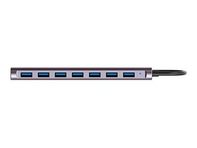 Hamlet XHUB-07A3 hub di interfaccia USB 3.2 Gen 1 (3.1 Gen 1) Type-A 5000 Mbit/s Nero [XHUB-07A3]