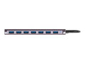 Hamlet XHUB-07A3 hub di interfaccia USB 3.2 Gen 1 (3.1 Gen 1) Type-A 5000 Mbit/s Nero [XHUB-07A3]