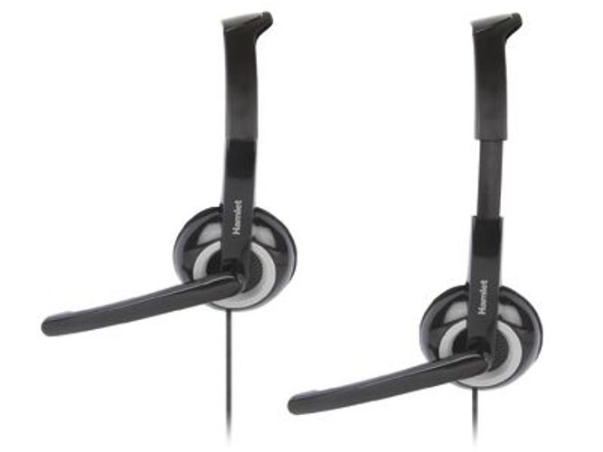 Hamlet HHEADMUS-C cuffia e auricolare Cablato A Padiglione Musica e Chiamate USB tipo-C Nero [HHEADMUS-C]