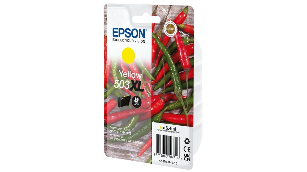 Epson 503XL cartuccia d'inchiostro 1 pz Originale Resa elevata (XL) Giallo [C13T09R44010]