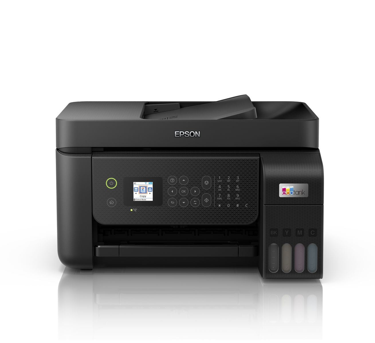 Epson EcoTank ET-4800 stampante multifunzione inkjet 4-in-1 A4, serbatoi ricaricabili alta capacità, 5 flaconi inclusi pari a 14000pag B/N 5200pag colore, Wi-FI Direct, USB [C11CJ65402]