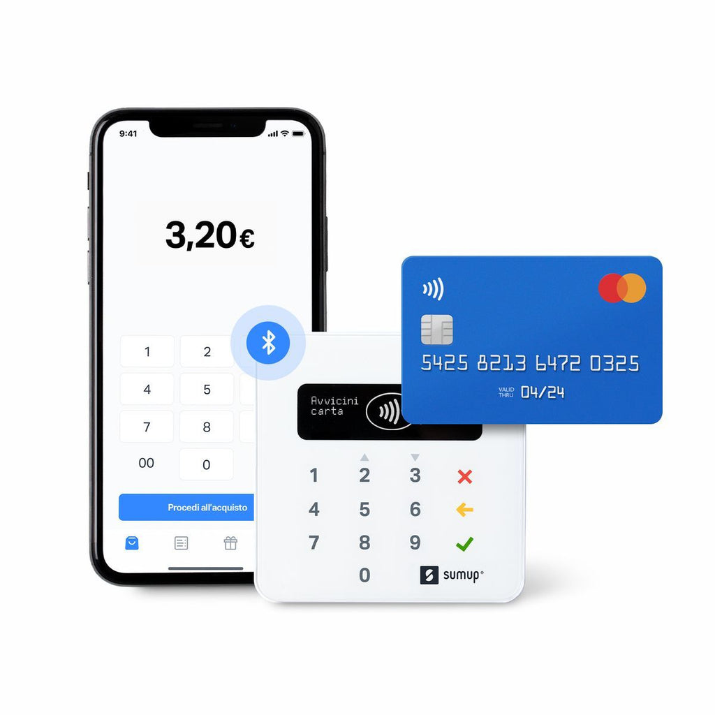 SumUp Air lettore di card readers Interno/esterno Bluetooth Bianco [B3700001]