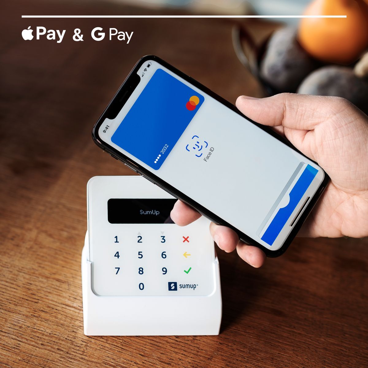 SumUp Air lettore di card readers Interno/esterno Bluetooth Bianco [B3700001]