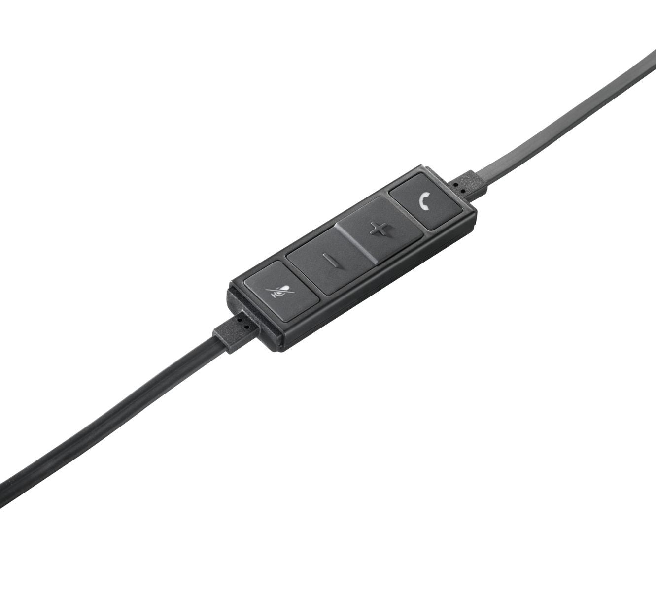 Logitech 981-000519 cuffia e auricolare Cablato A Padiglione Ufficio USB tipo A Nero, Argento [981-000519]