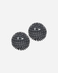 Energetics Coppia di sfere per il massaggio Knobbed Balls da 8cm di diametro 107305-021 grigio