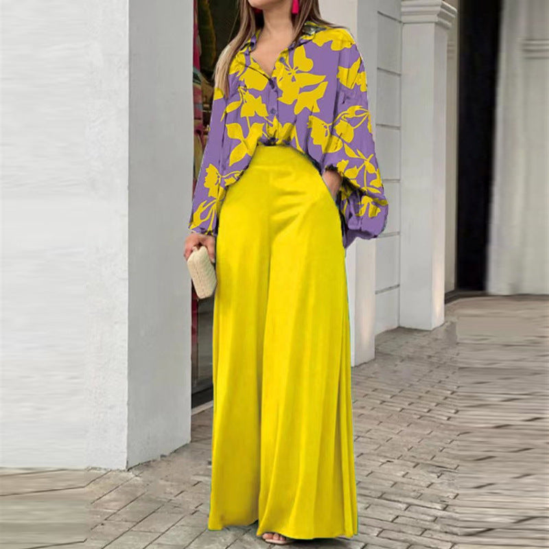 Completo stampato a fiori
