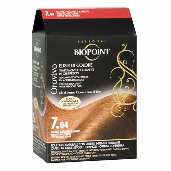BIOPOINT OROVIVO ELISIRCOLORE BIONDO NATURALE RAMATO 7.04