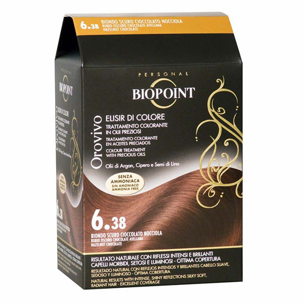 BIOPOINT OROVIVO ELISIRCOLORE BIONDO SCURO CIOCCOLATO NOCCIOLA