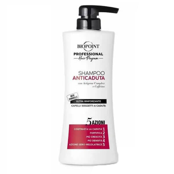 BIOPOINT PROFESSIONAL ANTICADUTA SHAMPOO 5 AZIONI 400 ML