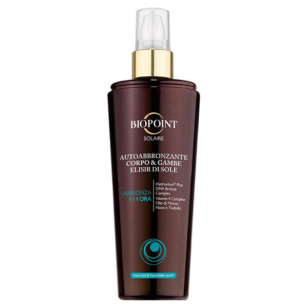 BIOPOINT SOLAIRE AUTOABBRONZANTE CORPO&GAMBE ELISIR SOLE 150 ML