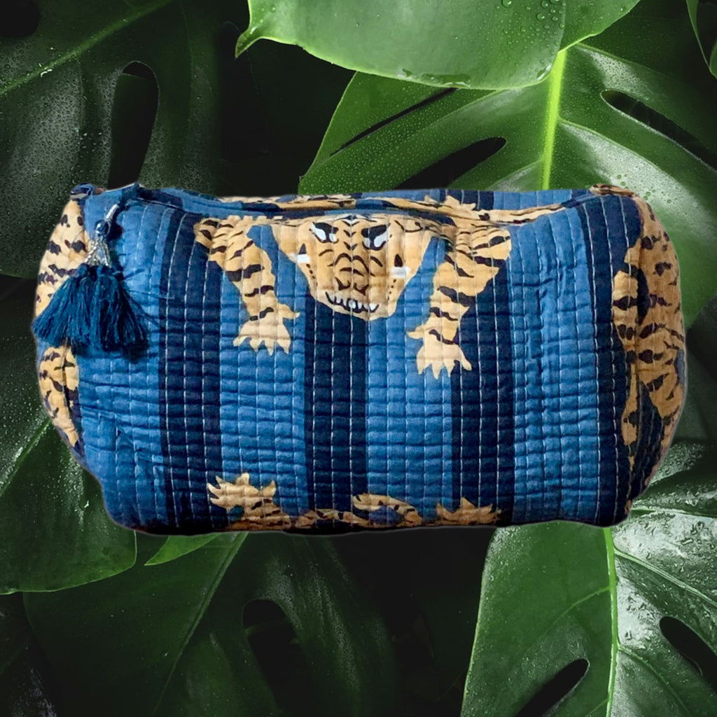 Roary Pouches 🐾 Tigers on Blue