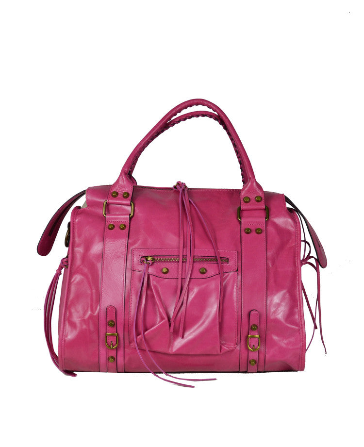 Large Shoulder Bag with Strap – Premium Italian Leather
