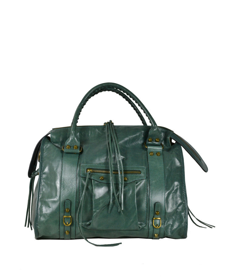 Large Shoulder Bag with Strap – Premium Italian Leather