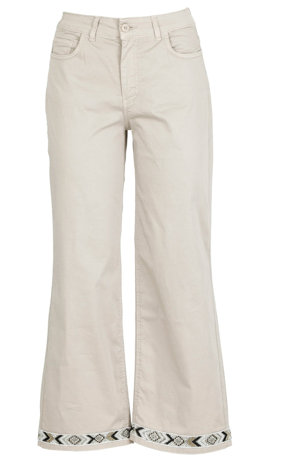 CafèNoir Pantalone Culotte con Passamaniera C7JP0036 M039 orzo