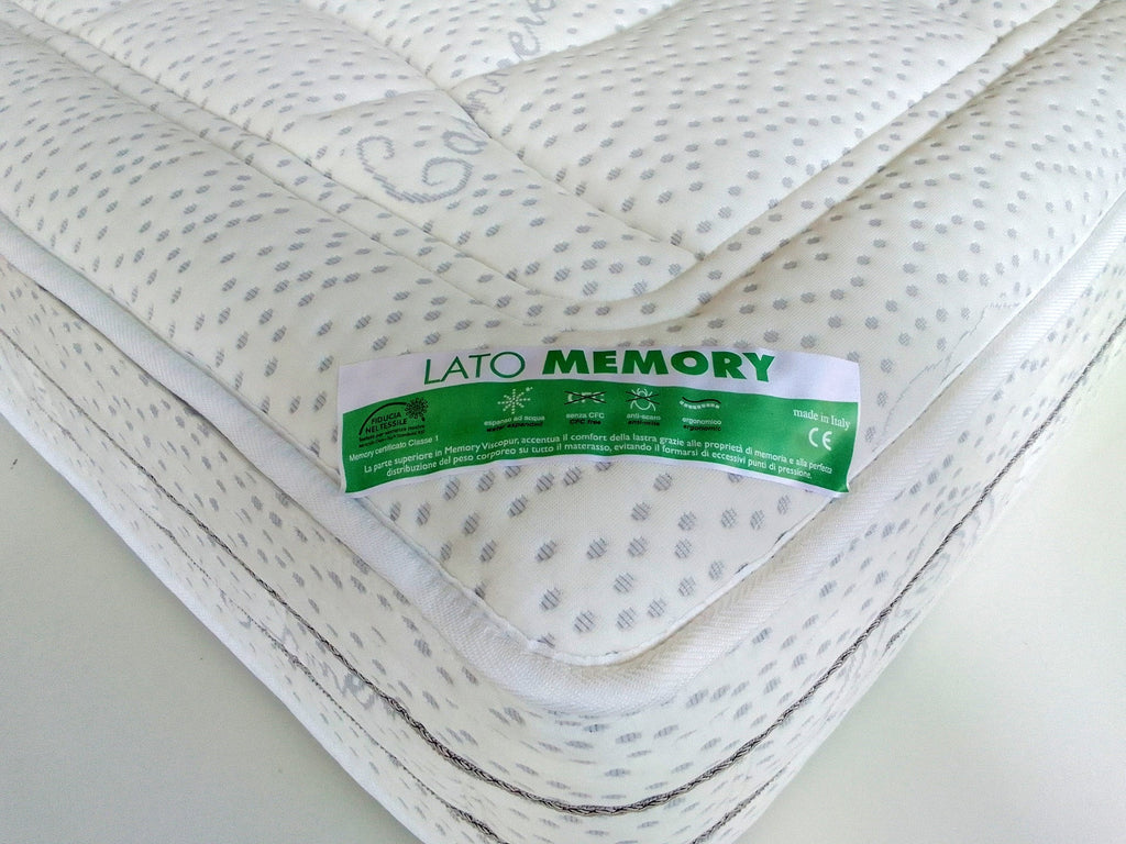 Materasso Molle Insacchettate con Memory Aloe – Estate/Inverno, 28 cm | SATURNO