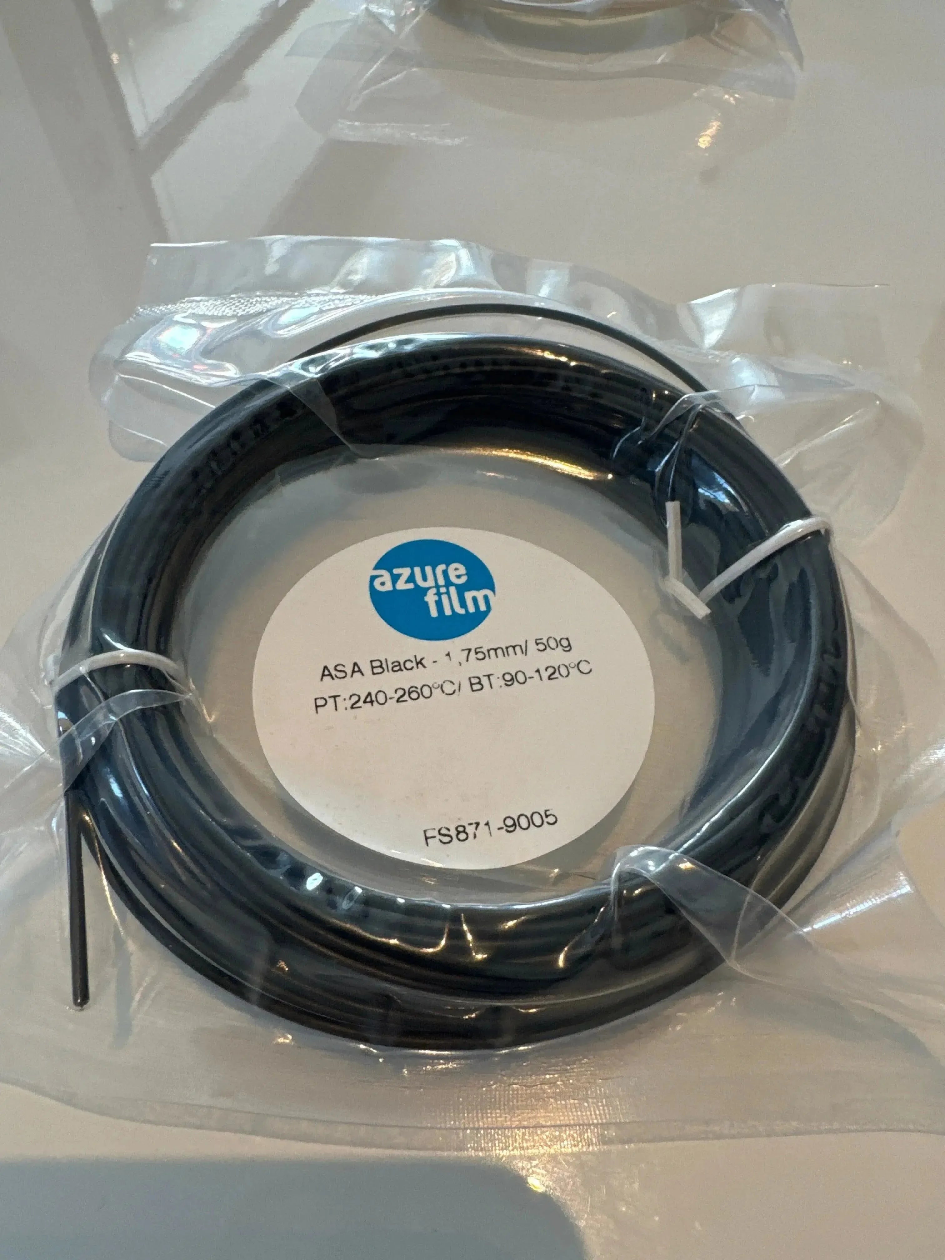 Campioni di Filamenti ASA 1,75mm / 50g - AzureFilm