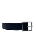 Cintura Double Biometrica Dollaro+Saffiano - Navy+Testa di Moro
