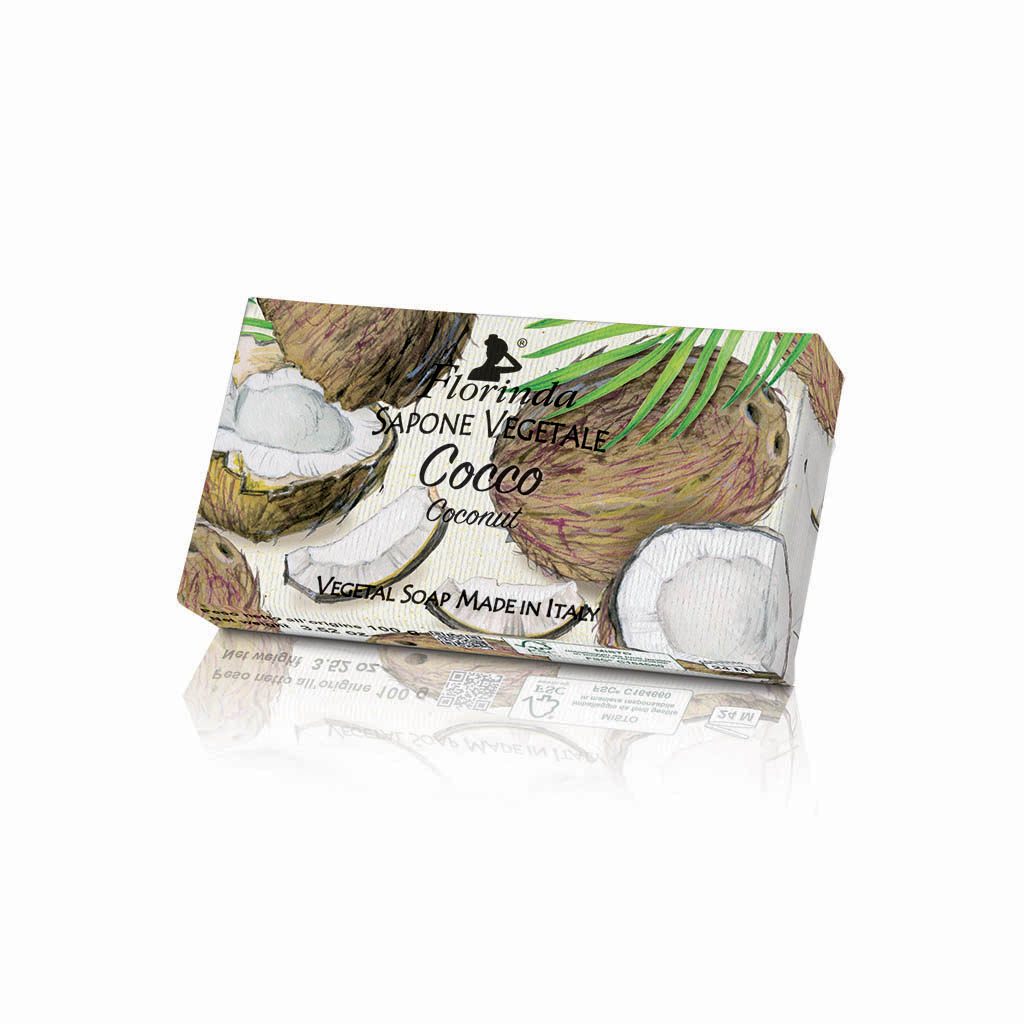 Florinda Tropical Saponetta Vegetale Mani e Corpo Cocco 100 gr