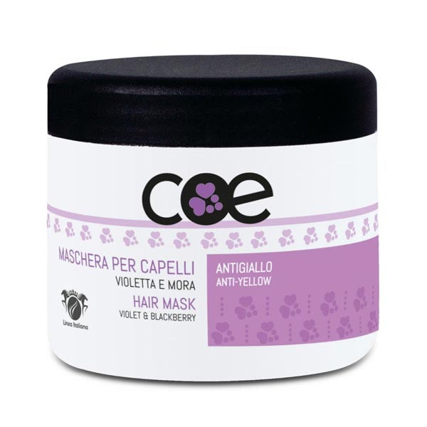COE MASCHERA CAPELLI VIOLETTA E MORA ANTIGIALLO 500 ML