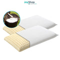 Coppia Cuscini Lattice Naturale – Antiacaro, Cotone Sfoderabile | NATURE H12