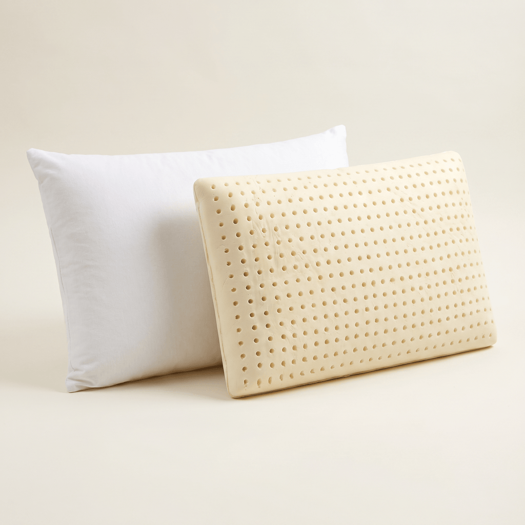 Coppia Cuscini Lattice Naturale – Antiacaro, Cotone Sfoderabile | NATURE H12