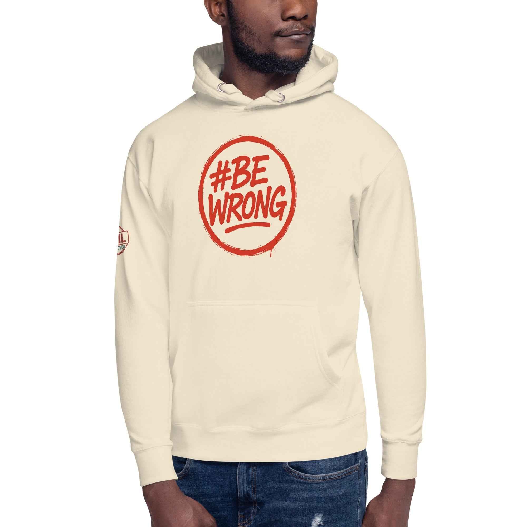 Felpa Bewrong Streetwear 🔴 | FAIL – Cotone Premium, Comfort e Stile