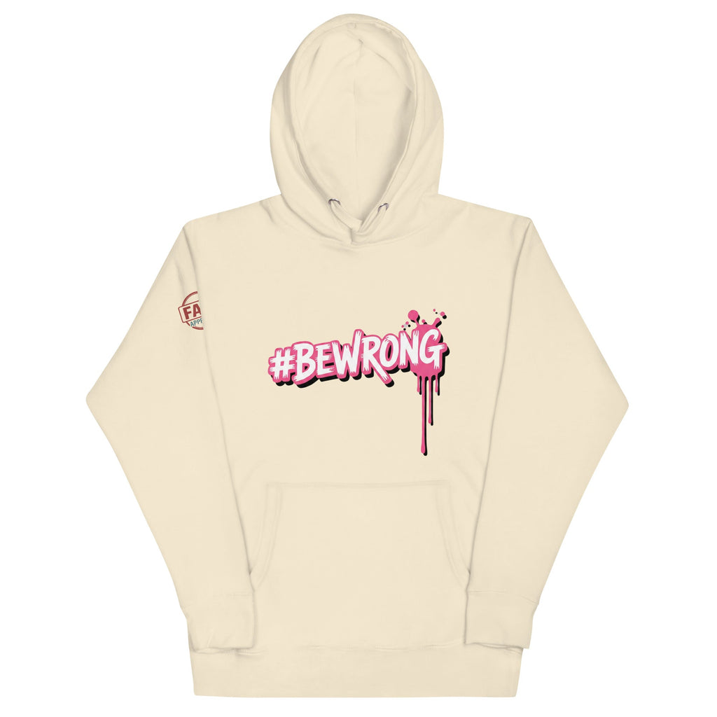 Felpa con Cappuccio Streetwear #BEWRONG 🔴 | FAIL – Comfort, Stile & Coraggio di Sbagliare