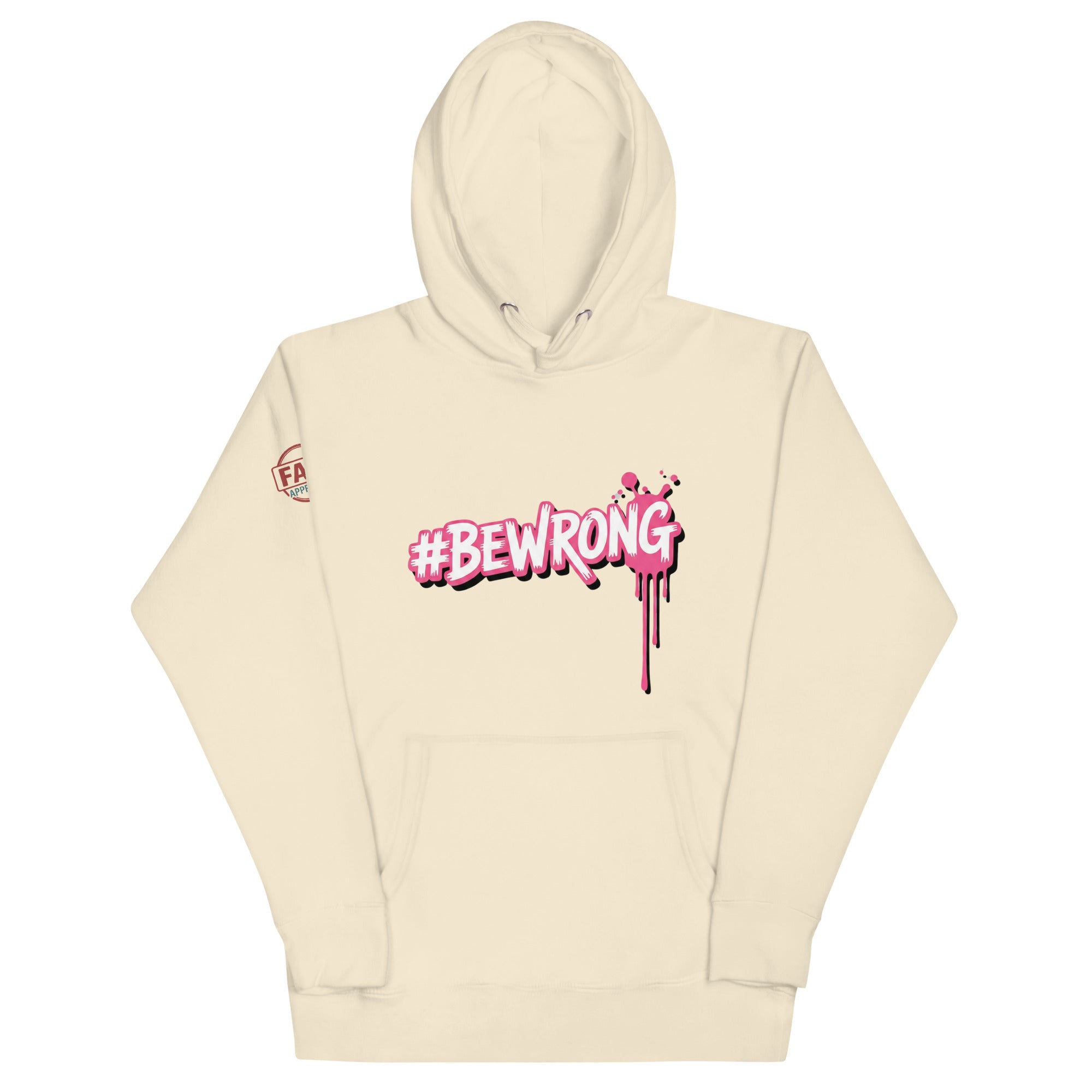 Felpa con Cappuccio Streetwear #BEWRONG 🔴 | FAIL – Comfort, Stile & Coraggio di Sbagliare