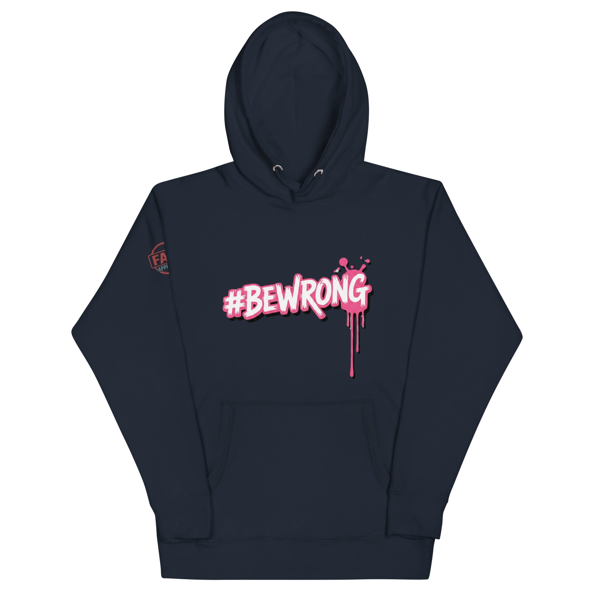 Felpa con Cappuccio Streetwear #BEWRONG 🔴 | FAIL – Comfort, Stile & Coraggio di Sbagliare