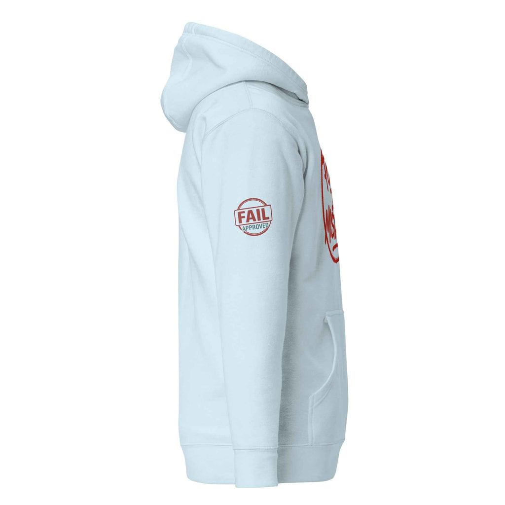 Felpa con Cappuccio Streetwear “POWER IN MISTAKES” 🔴 | FAIL – Manifesto di Coraggio e Stile